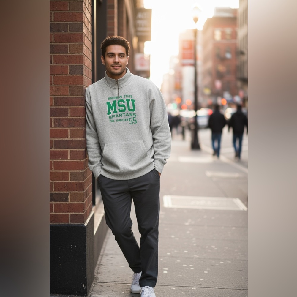 MSU Spartans - EC - Quarter-Zip Sweatshirt